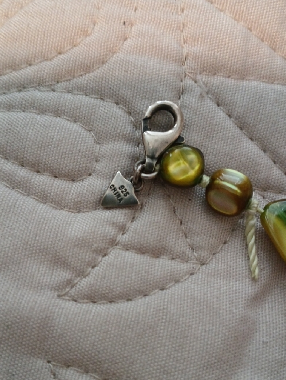 Silpada Retired Multi-Strand Olive and Moss Green Mother Of Pearl Bead Necklace - Picture 4 of 9